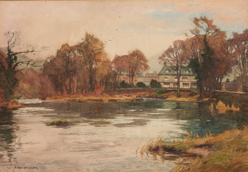 Old Brathay Hall, Clappensgate - Original Painting by Alfred Heaton Cooper (1863 - 1929)