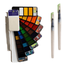 Seawhite Watercolour Fan - (42 Colours/2 Brushes)