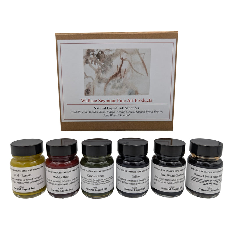 Wallace Seymour Natural Liquid Ink Set (Set of 6)