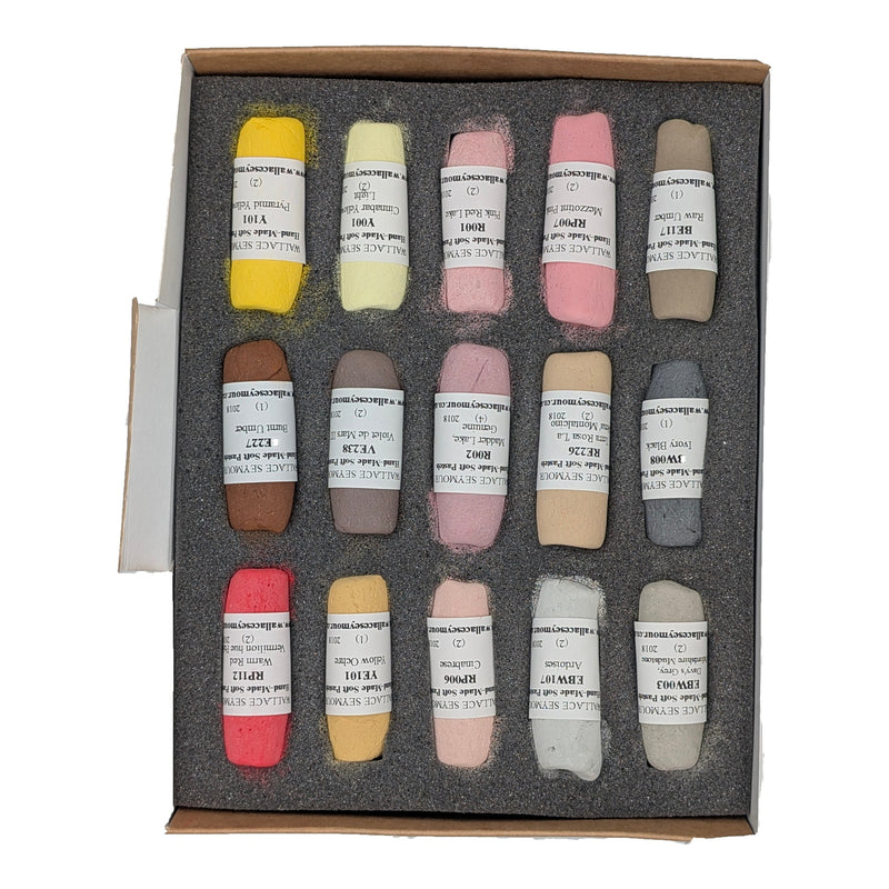 Wallace Seymour Romney Portrait Pastels (Set of 15)