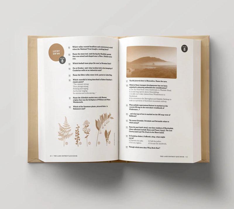 The Lake District Quiz Book by Inspired by Lakeland