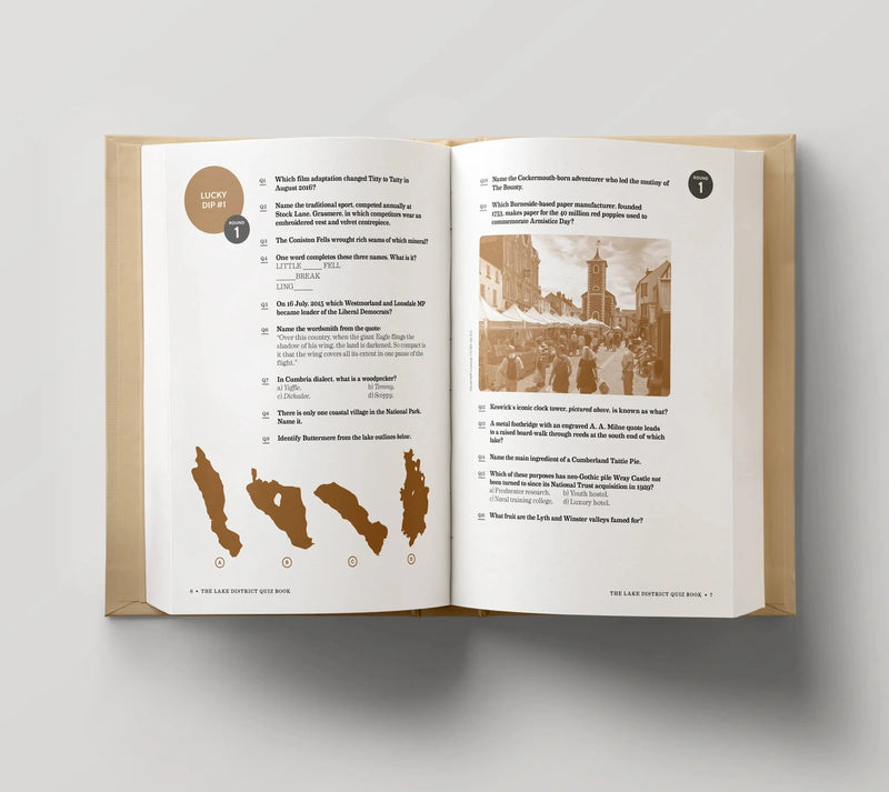 The Lake District Quiz Book by Inspired by Lakeland