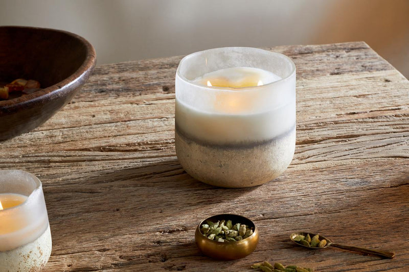 Scented Candle in Glass vessel