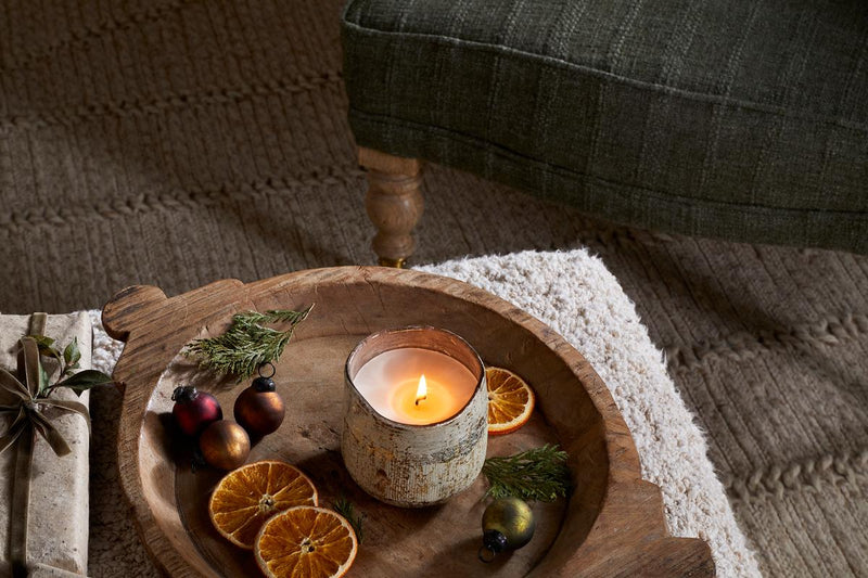 Scented Candle in Glass vessel