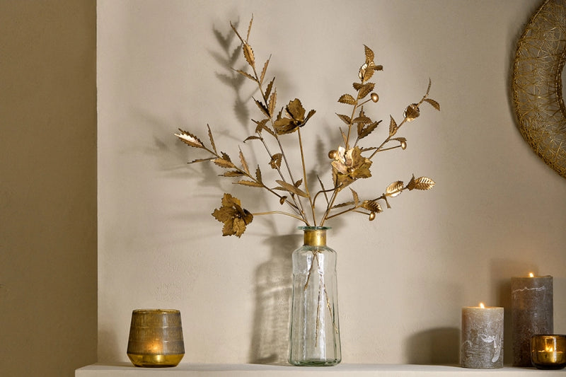San Stem Leaves (Antique Brass)