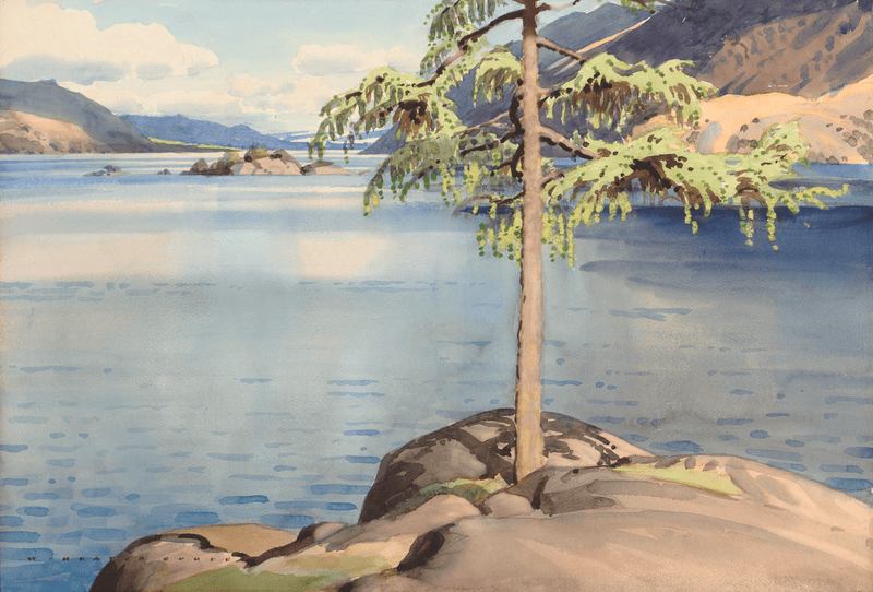 The Rocky Shores of Ullswater - Original Painting (William Heaton Cooper)