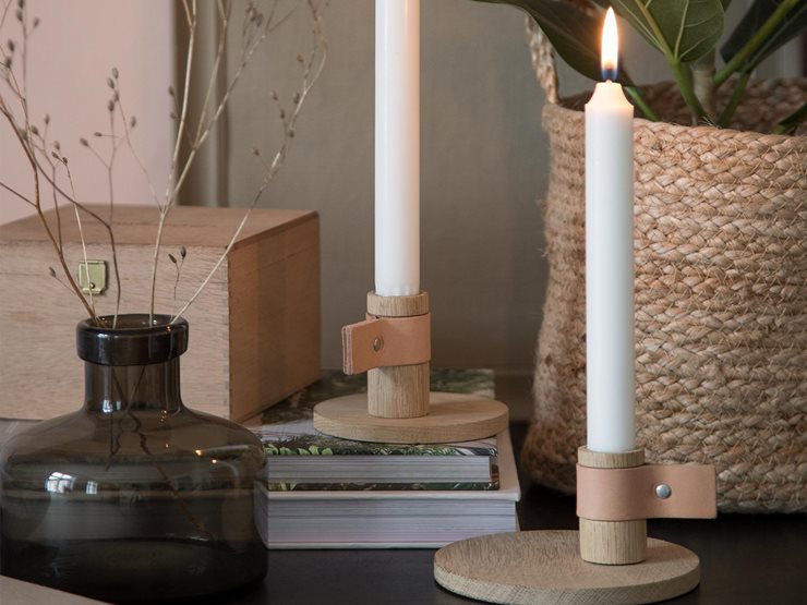 Bright Light: Nature Candle Holder
