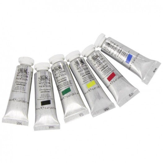 Winsor & Newton Designers Gouache Primary Colours (Set of 6)
