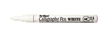 Artline Calligraphy Pens - White