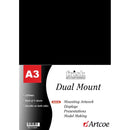 Frisk Dual Mounted Black / White A3 (Pack of 5)