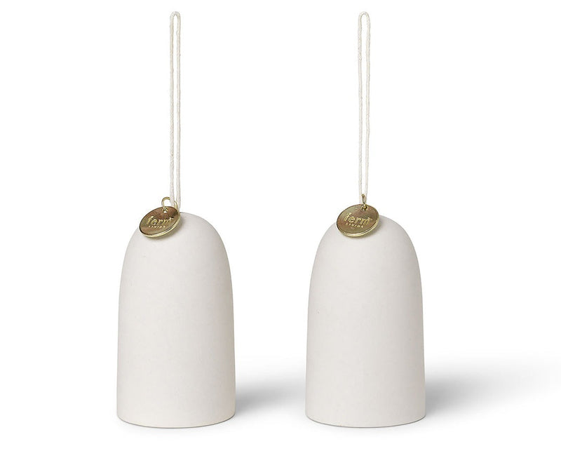 Ferm Living Bell Ceramic Ornaments (Set of 2)