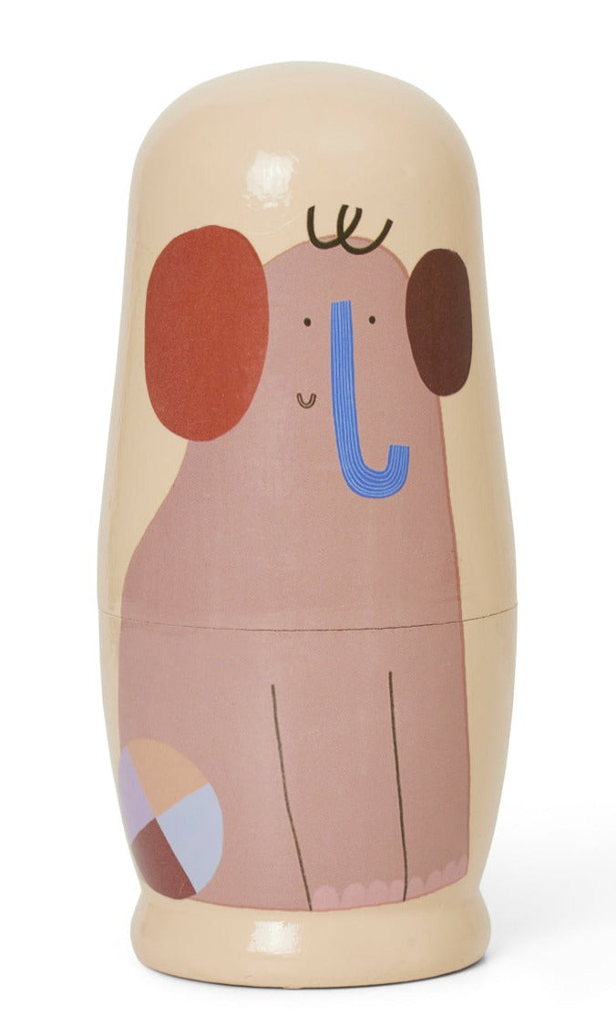 Ferm Living Critter Nesting Dolls (Set of 5)