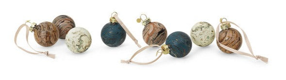 Ferm Living Marble Baubles (Set)