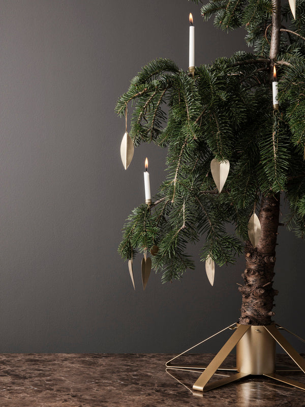 Ferm Living Heart Brass Ornament (Set of 4)