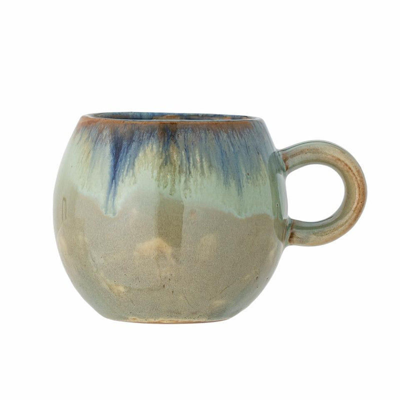 Paula Cup, Green, Stoneware ( Diameter 9cmx Height 8cm)