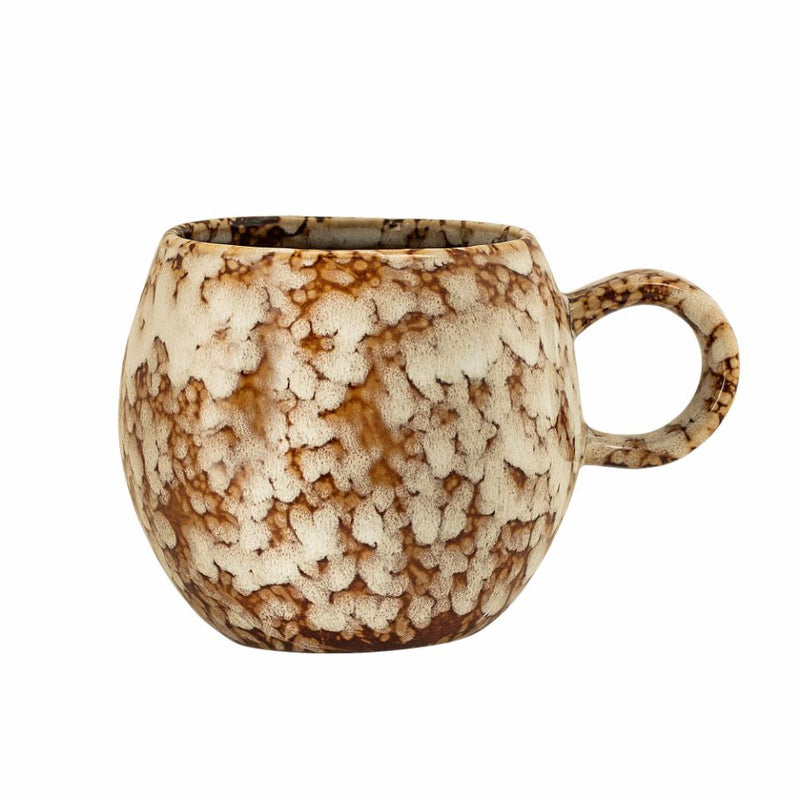 Paula Cup, Brown, Stoneware (Diameter 9cm x Height 8cm)