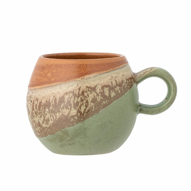 Paula Cup, Green, Stoneware (Diameter 9cm x Height 8cm)