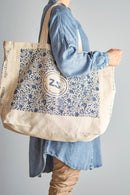 Anniversary Shopping Bag, Multi Cotton