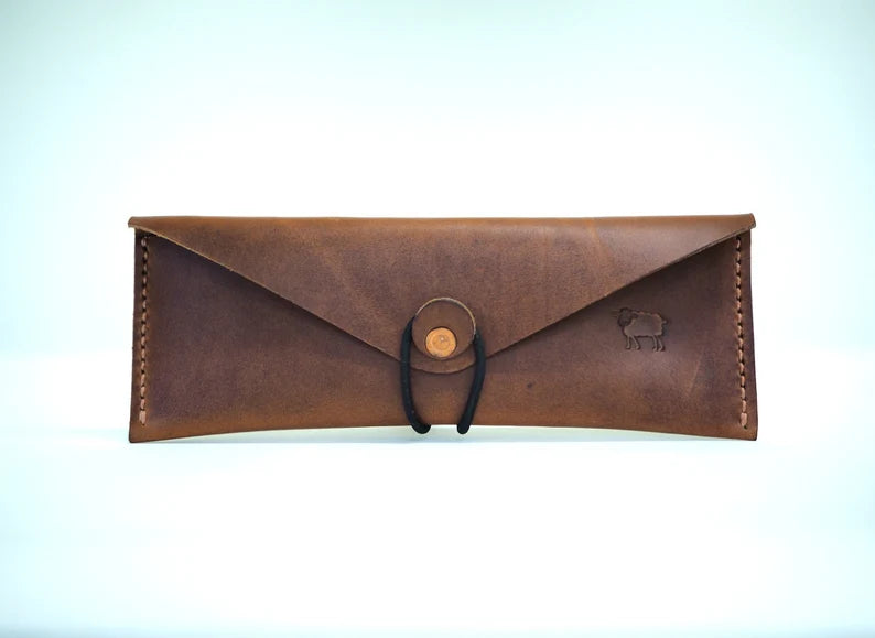 Black Sheep Leather Pencil Case