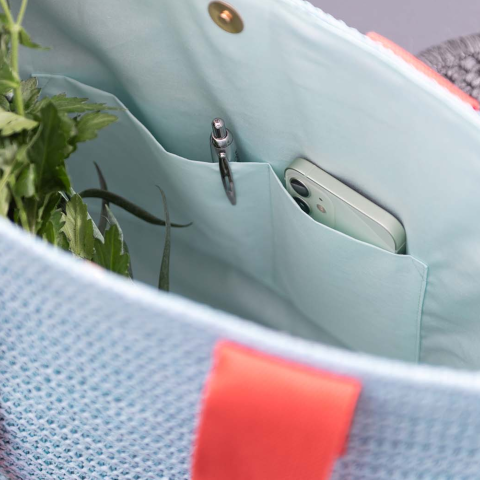 Basket Bag 'Pale Blue'
