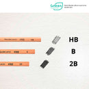 Tombow Recycled Pencil Ki-Monogatar, degree of hardness B, set of 12