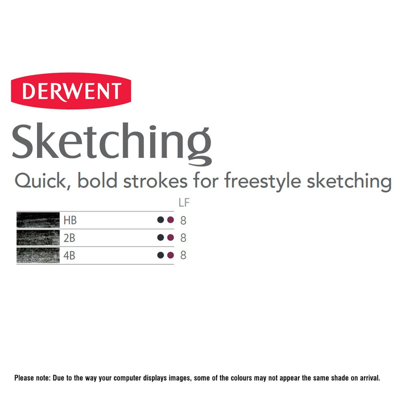 Derwent Round Sketching Pencils (Individual)