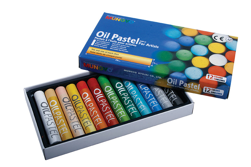 Mungyo Artist Oil Pastels - Set of 12