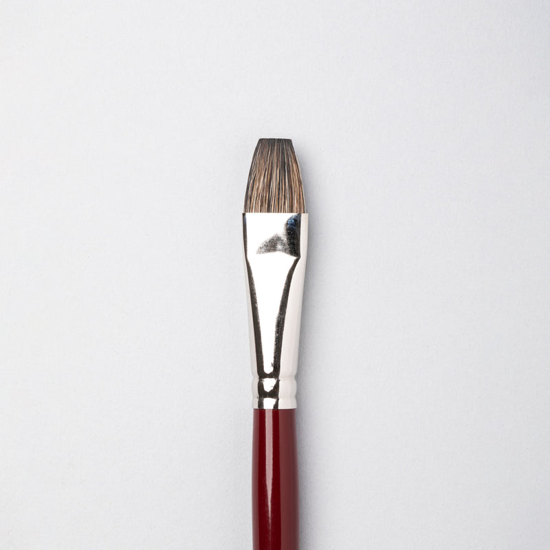 Da Vinci Black Sable Flat Brushes Series 1840