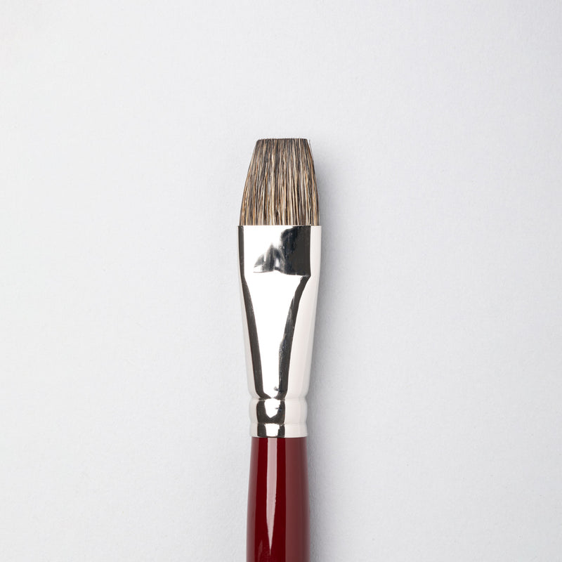 Da Vinci Black Sable Flat Brushes Series 1840