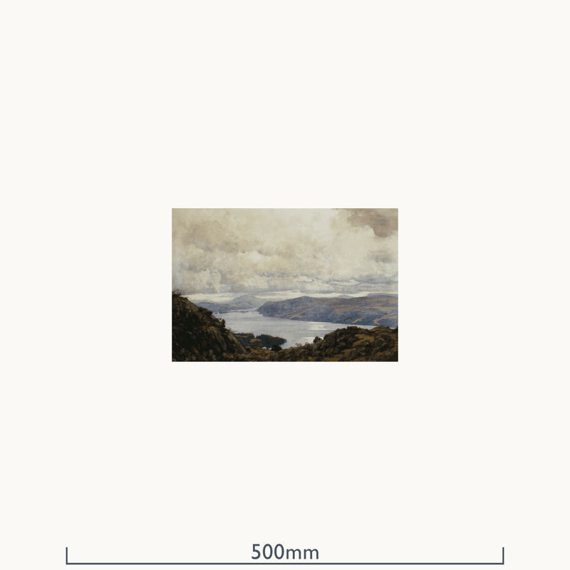 A Cloudy Day on Windermere by Alfred Heaton Cooper (1863 - 1929)