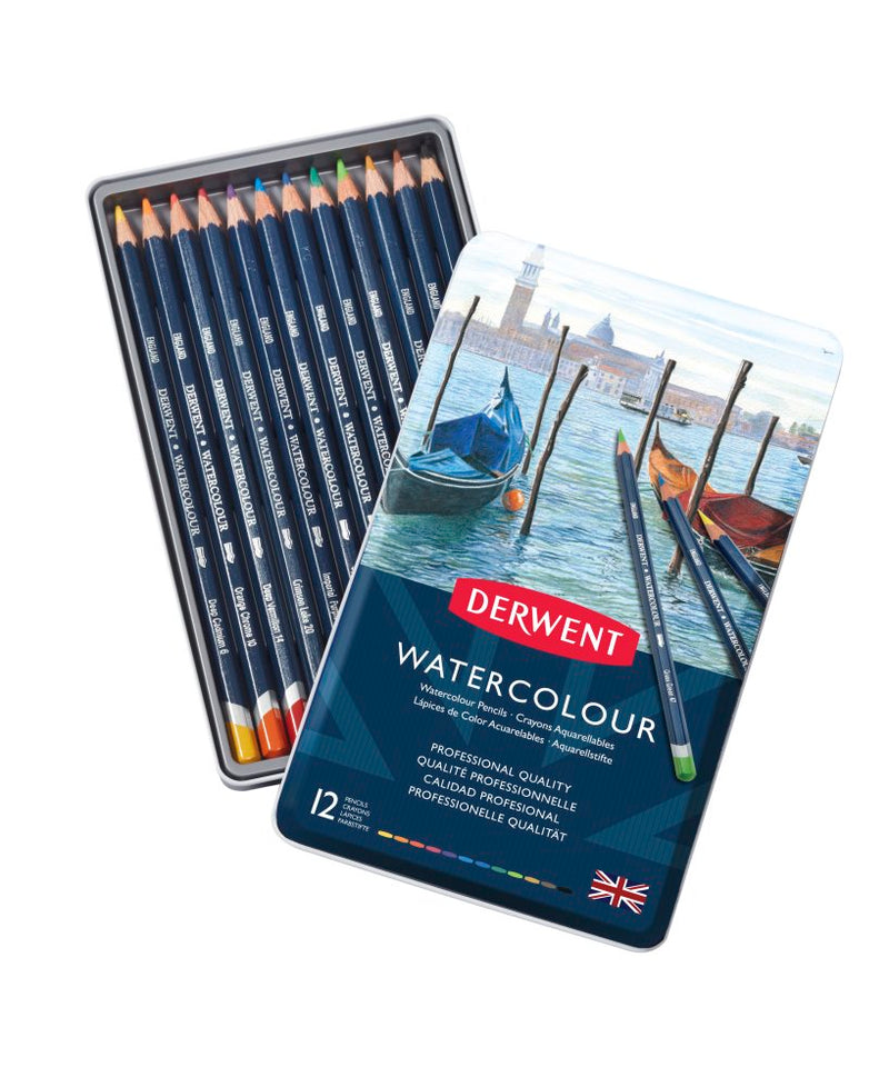 Derwent Watercolour Pencils (Set of 12, 24 or 36)