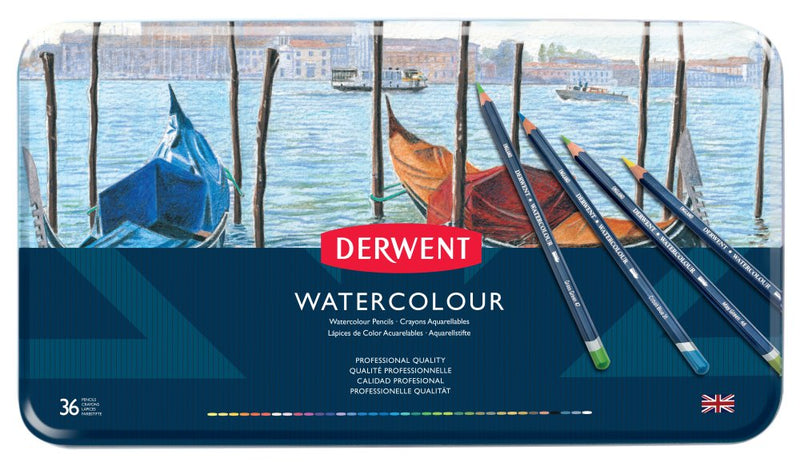 Derwent Watercolour Pencils (Set of 12, 24 or 36)