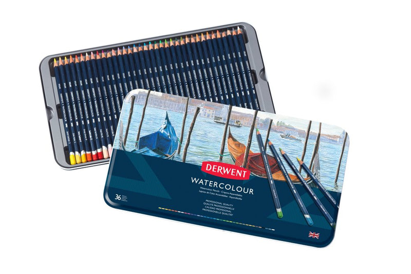 Derwent Watercolour Pencils (Set of 12, 24 or 36)