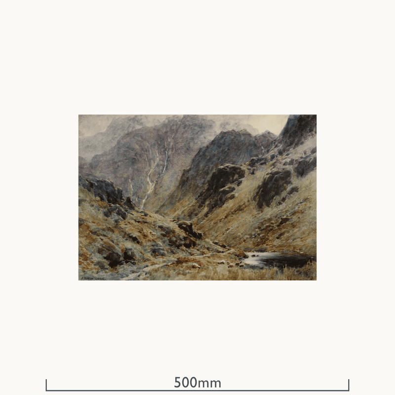 Stake Pass, Great Langdale by Alfred Heaton Cooper (1863 - 1929)