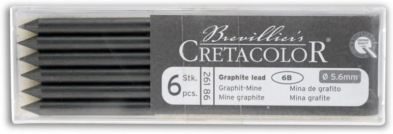Cretacolor Graphite Leads (Set of 6)
