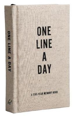 One Line a Day : A Five-Year Memory Journal (Canvas) by Chronicle Books