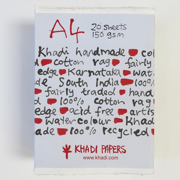 Khadi White Rag Paper Pack
