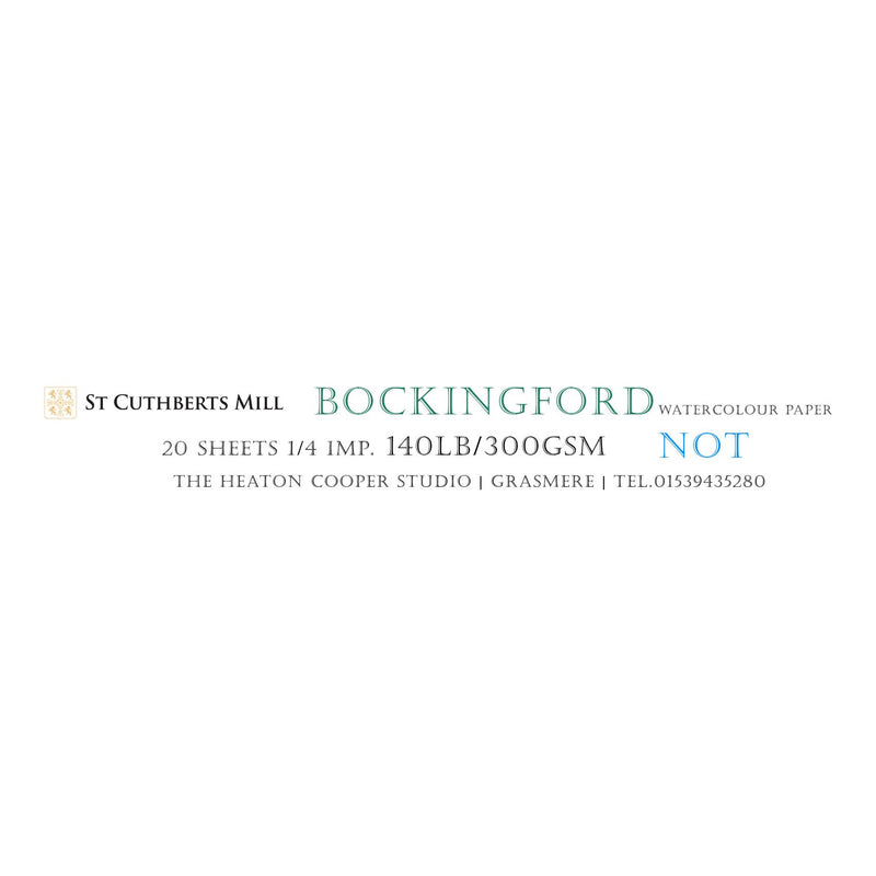 Heaton Cooper Bespoke Watercolour Paper Packs (Arches, Bockingford, Saunders Waterford & Fabriano)