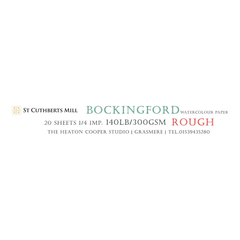 Heaton Cooper Bespoke Watercolour Paper Packs (Arches, Bockingford, Saunders Waterford & Fabriano)