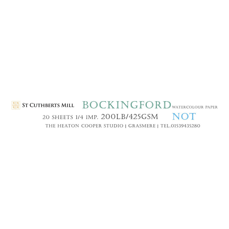 Heaton Cooper Bespoke Watercolour Paper Packs (Arches, Bockingford, Saunders Waterford & Fabriano)