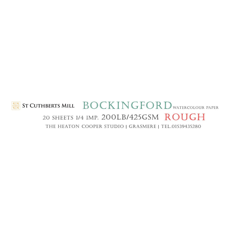 Heaton Cooper Bespoke Watercolour Paper Packs (Arches, Bockingford, Saunders Waterford & Fabriano)