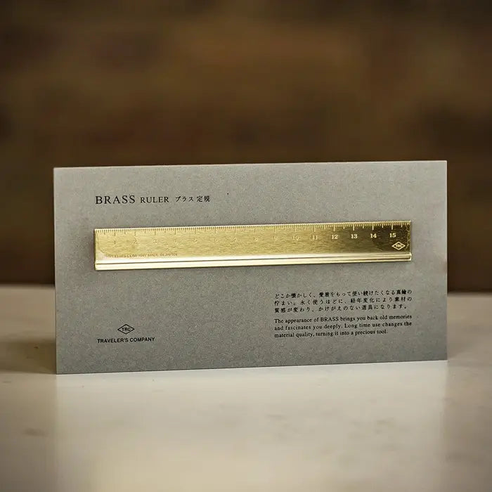 Travelers Company Brass Ruler (16cm)