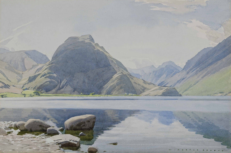Crummock Water and Rannerdale Knott by William Heaton Cooper R.I. (1903 - 1995)