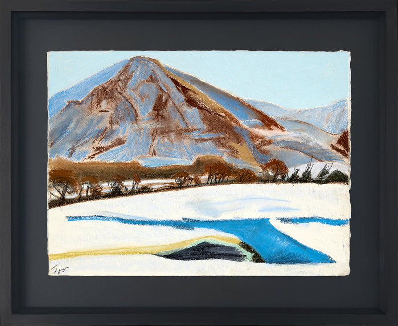 Grasmoor, snow, absolutely freezing, Jan - Original Artwork (Tor Falcon)