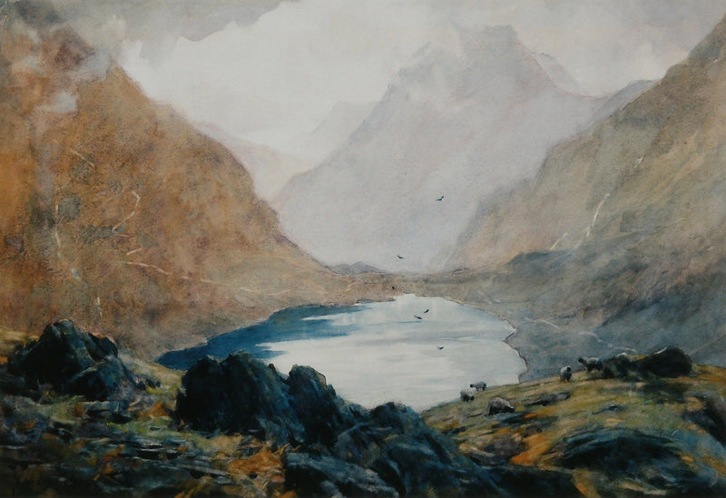 Grisedale Tarn 1921 by Alfred Heaton Cooper (1863 - 1929)