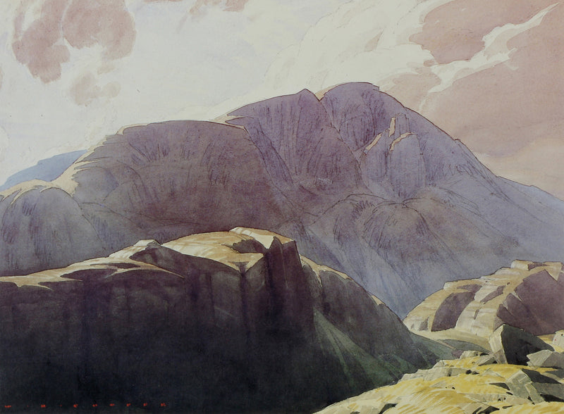 Pillar Mountain from Fleetwith by William Heaton Cooper R.I. (1903 - 1995)