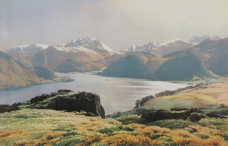 Ullswater from Gowbarrow Fell by William Heaton Cooper R.I. (1903 - 1995)