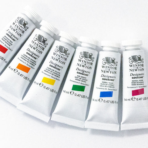 Individual Winsor & Newton Designers' Gouache 14ml & 37ml Tube