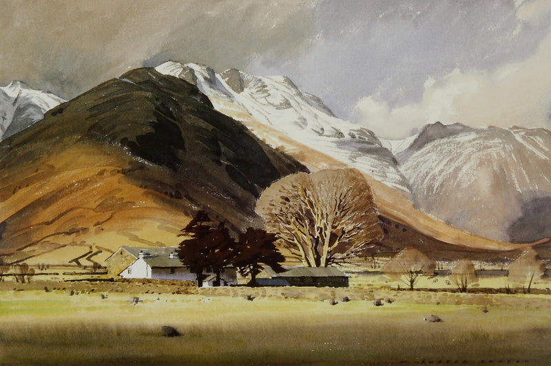 Wallend Farm Langdale by William Heaton Cooper R.I. (1903 - 1995)