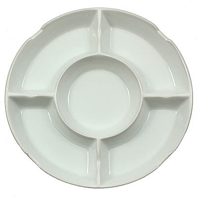 5 Well Large Circular Ceramic Palette
